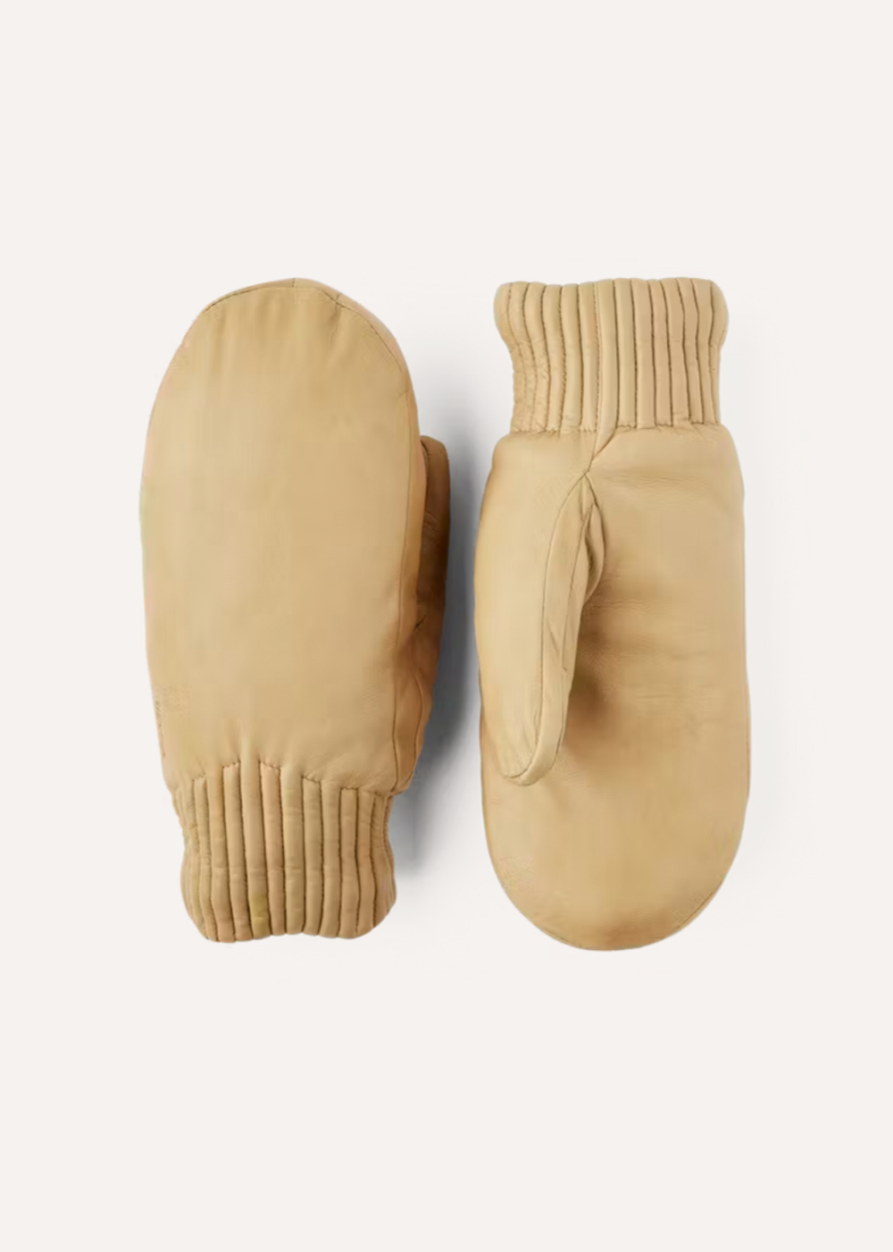 Valeria Leather Mitt - Camel - Hestra Canada - Danali