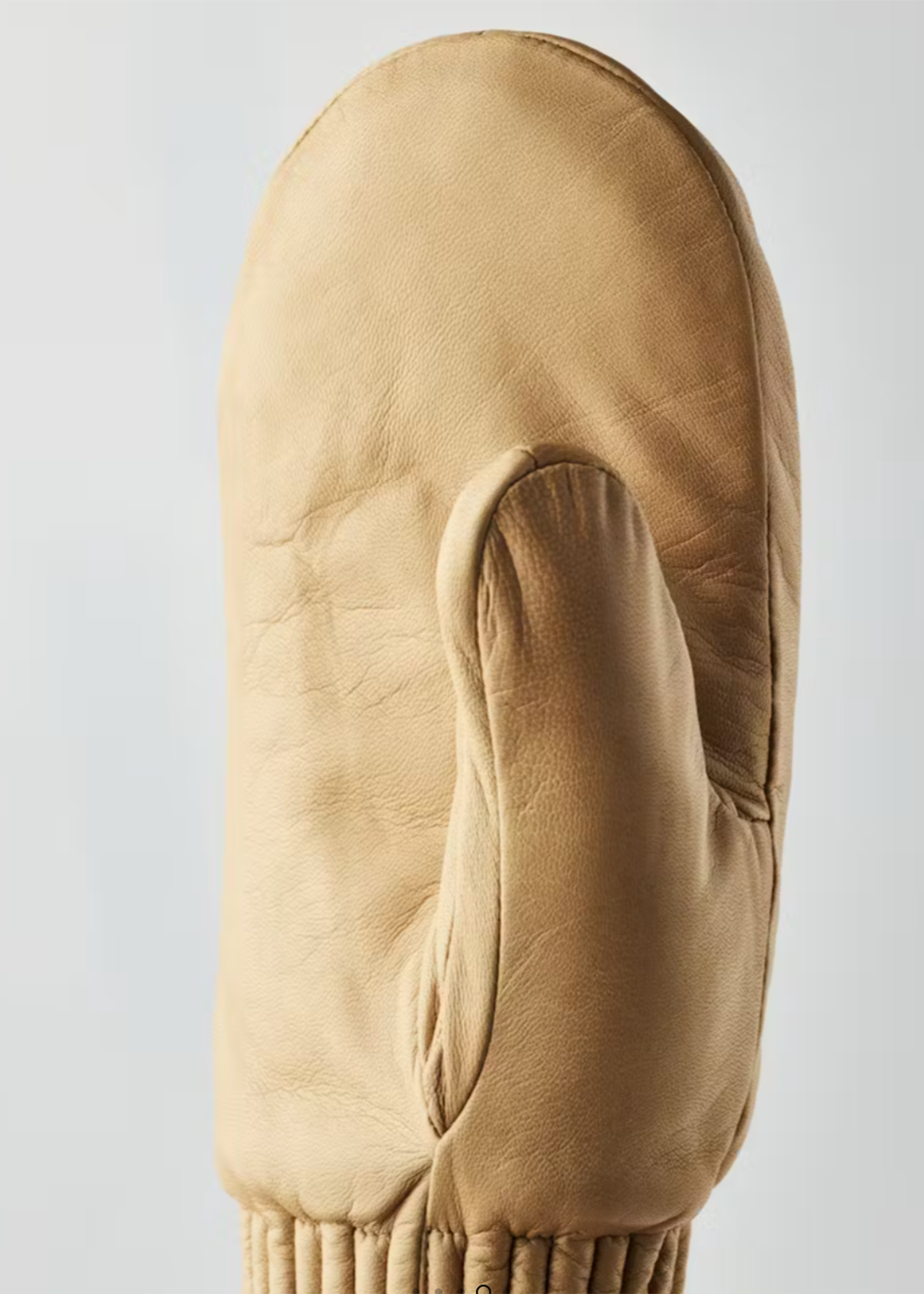 Valeria Leather Mitt - Camel - Hestra Canada - Danali