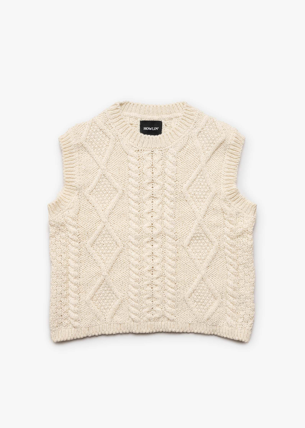 Belle de Jour Knit Vest - Ecru - Howlin' Canada - Danali