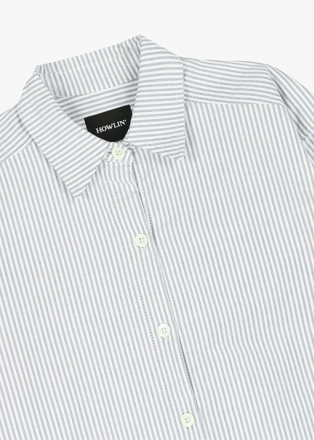 Big Lovely Oxford Shirt - Stripes - Howlin Knitwear Canada - Danali