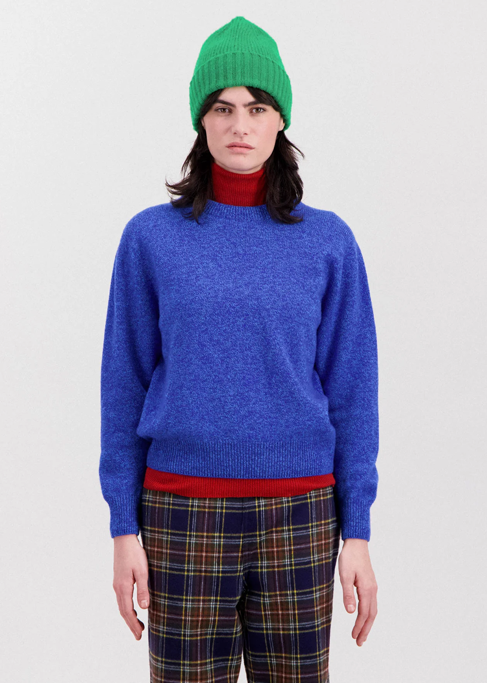 Tropical Dreams Sweater - Blue Mix - Howlin Knitwear Canada - Danali