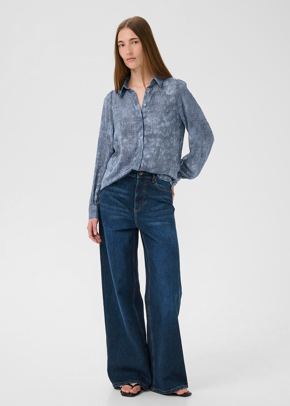 Addison Shirt - Blue Dots - InWear Canada - Danali