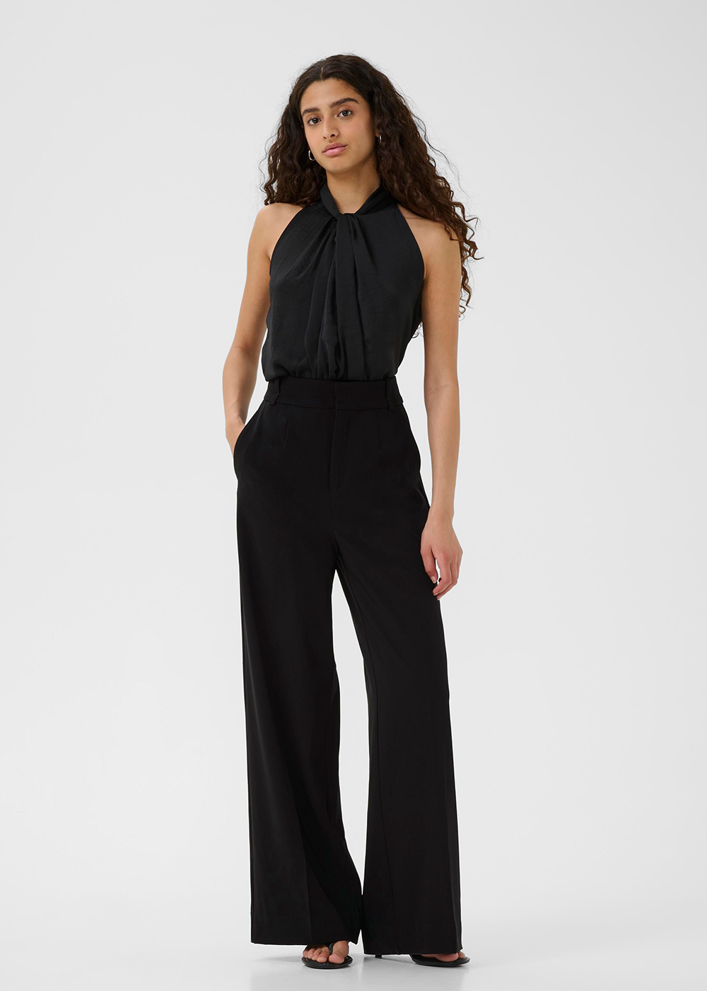 Adian Vox Wide Pants - Black - InWear Canada - Danali