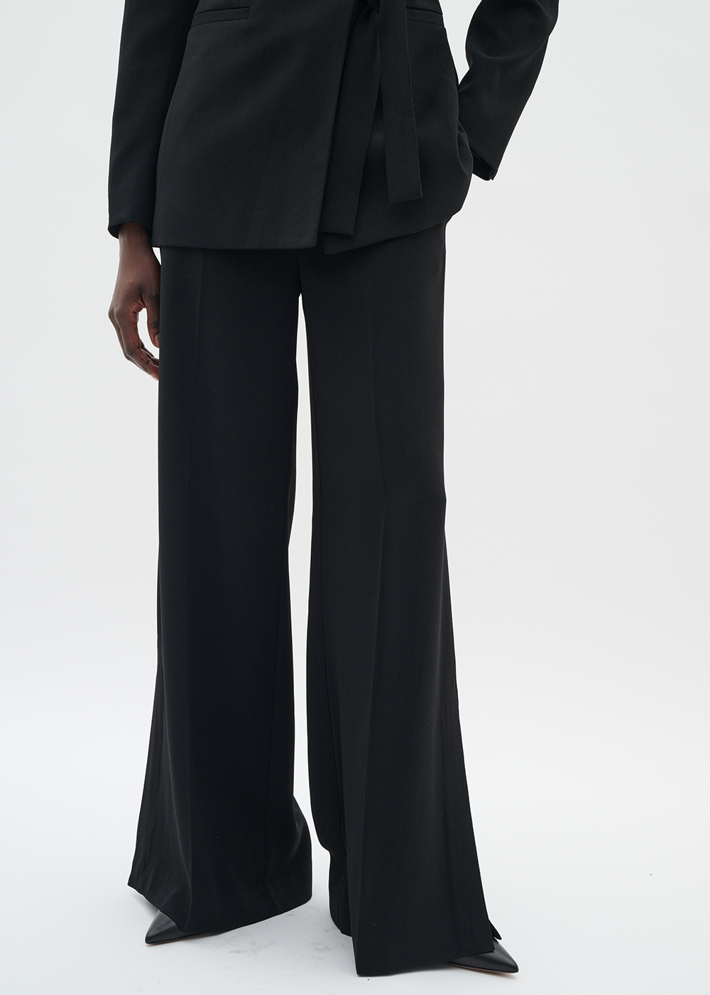 Briez Slit Pants - Black - InWear Canada - Danali