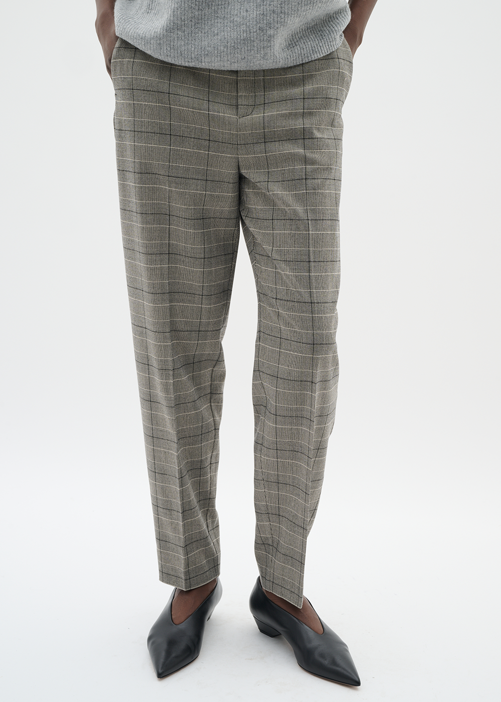 Brooklyn Cigarette Pant - Black/White - InWear Canada - Danali