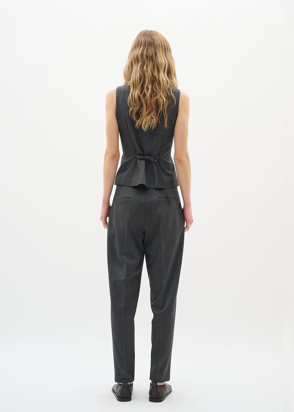 Brunilda Tapered Pant - Dark Grey Melange - InWear Canada - Danali
