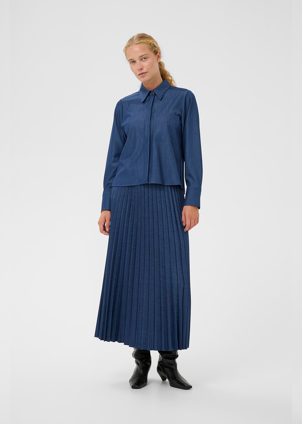 Cherrie Skirt - Dark Denim - InWear Canada - Danali