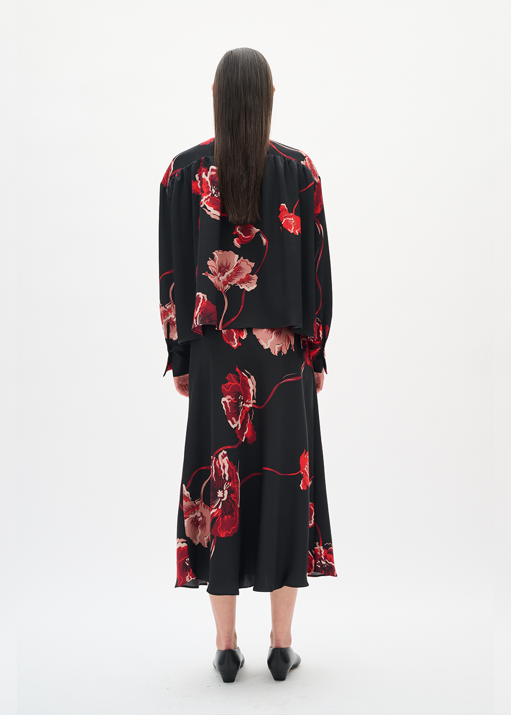 Dawn Blouse - Black Poppie - InWear Canada - Danali