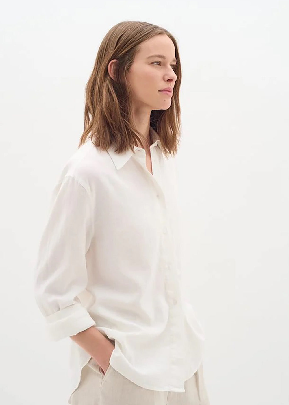 Ellie Shirt - Pure White - InWear - Canada - Danali - 30109310