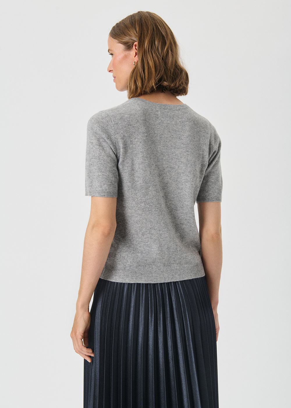 Everlotta Cashmere Sweater - Gray Melange - InWear Canada - Danali