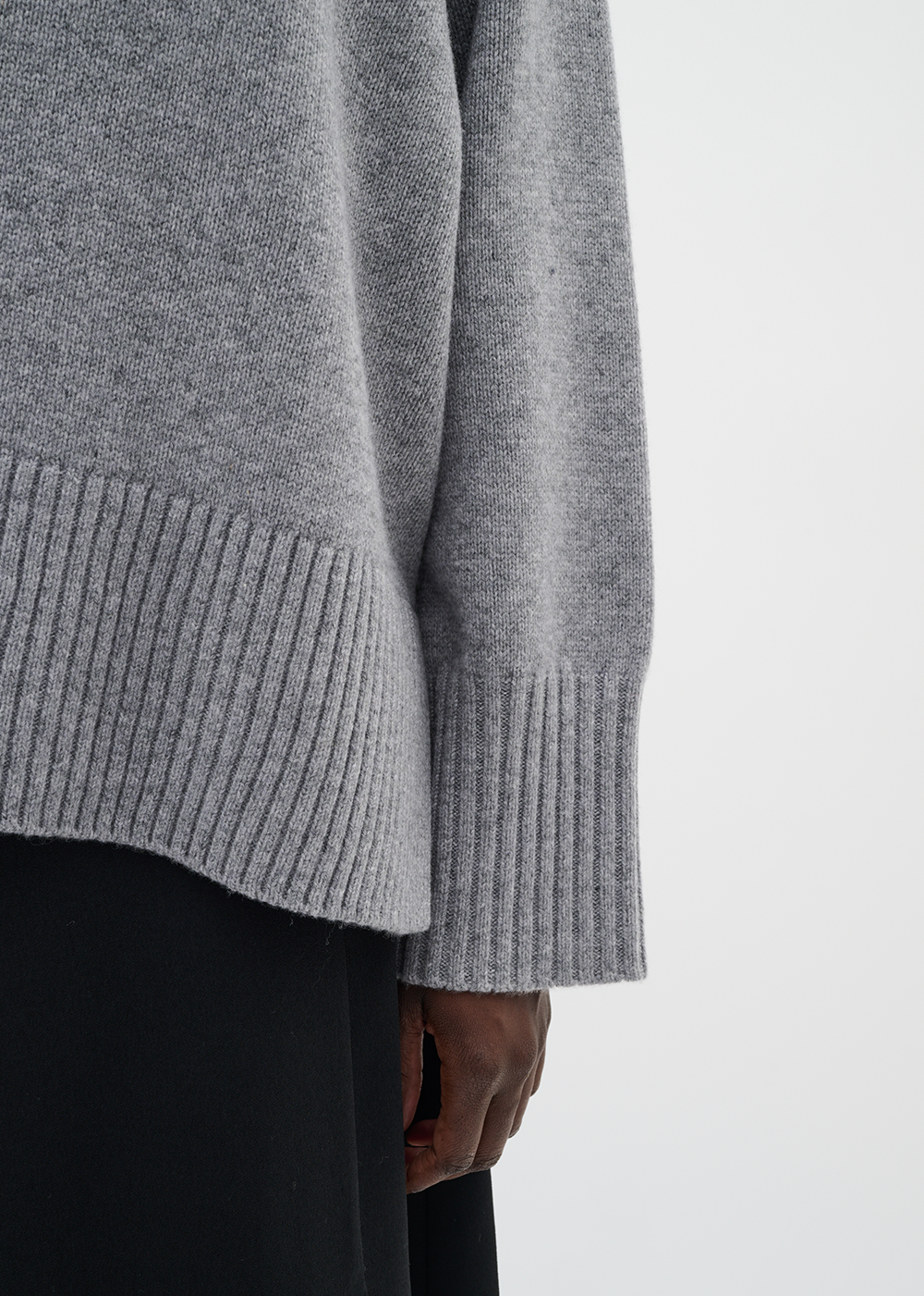 Gea Kaxy High Neck Sweater - Granite Melange - InWear Canada - Danali