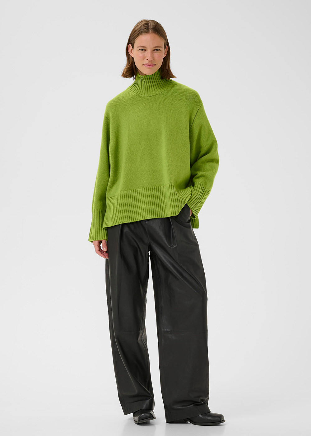Gea Kaxy Highneck Sweater - Kelp Forest - InWear Canada - Danali