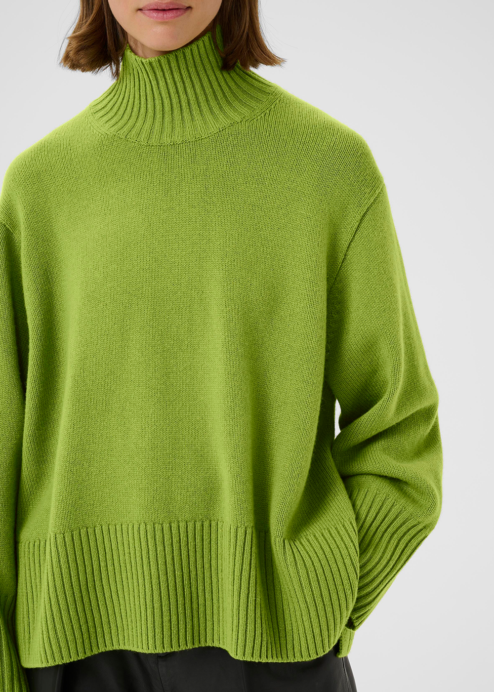 Gea Kaxy Highneck Sweater - Kelp Forest - InWear Canada - Danali