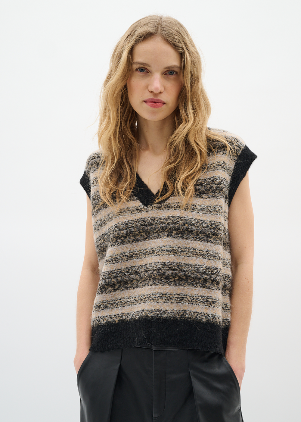 Gillia Fairisle Vest - Mix Colour - InWear Canada - Danali