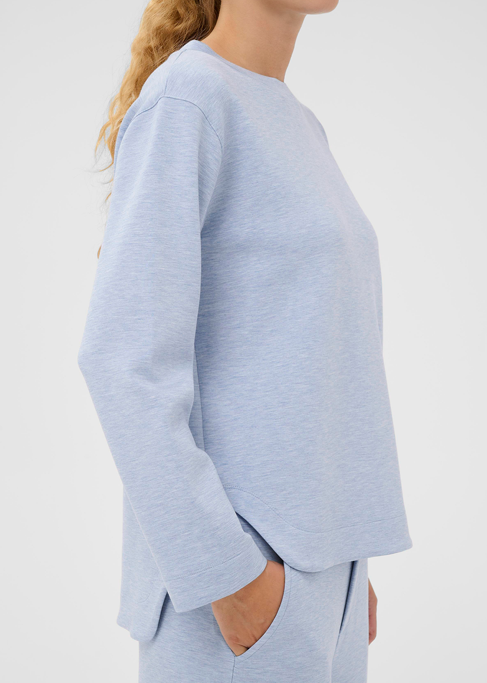 Gincent Melange Crewneck - Endless Sky - InWear Canada - Danali