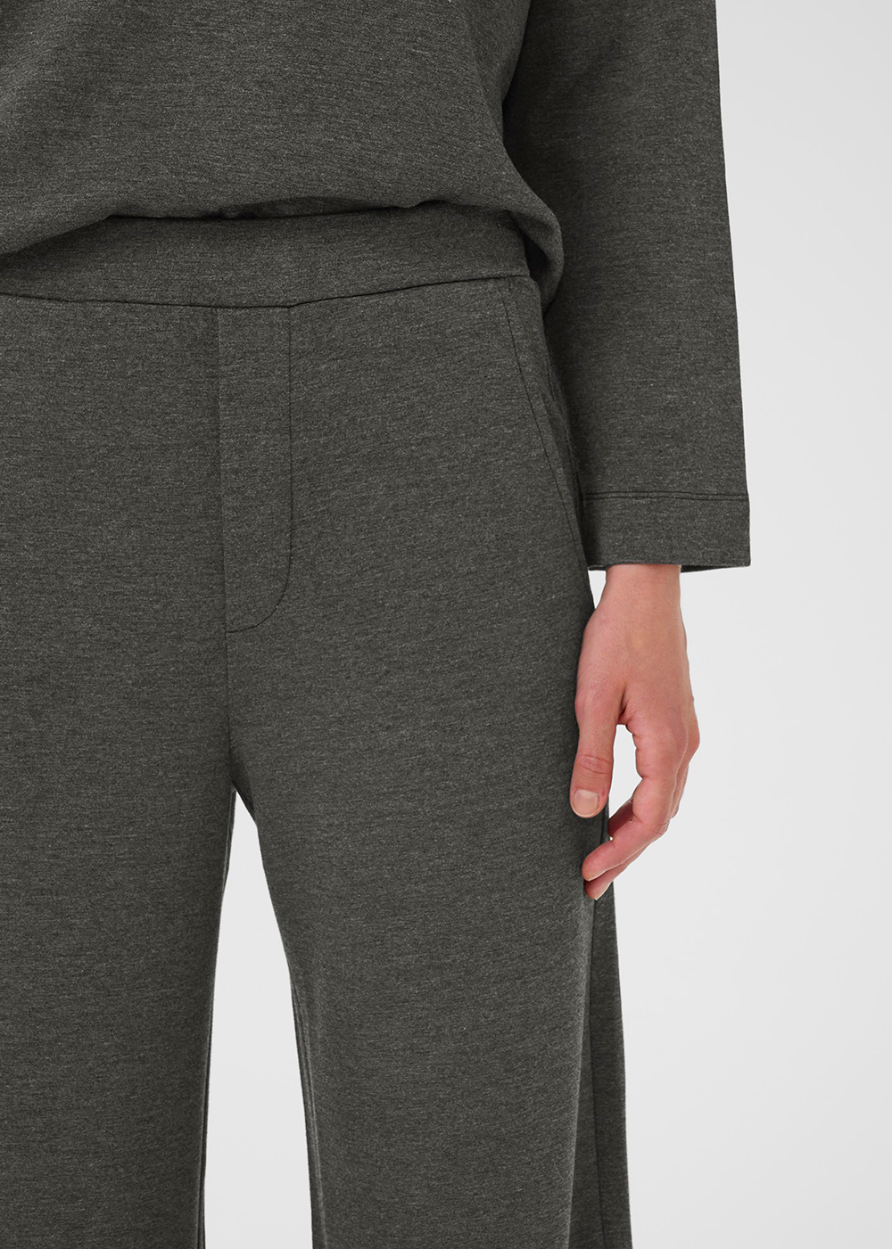 InWear Gincette Melange Pants - Dark Grey Melange - InWear Canada - Danali