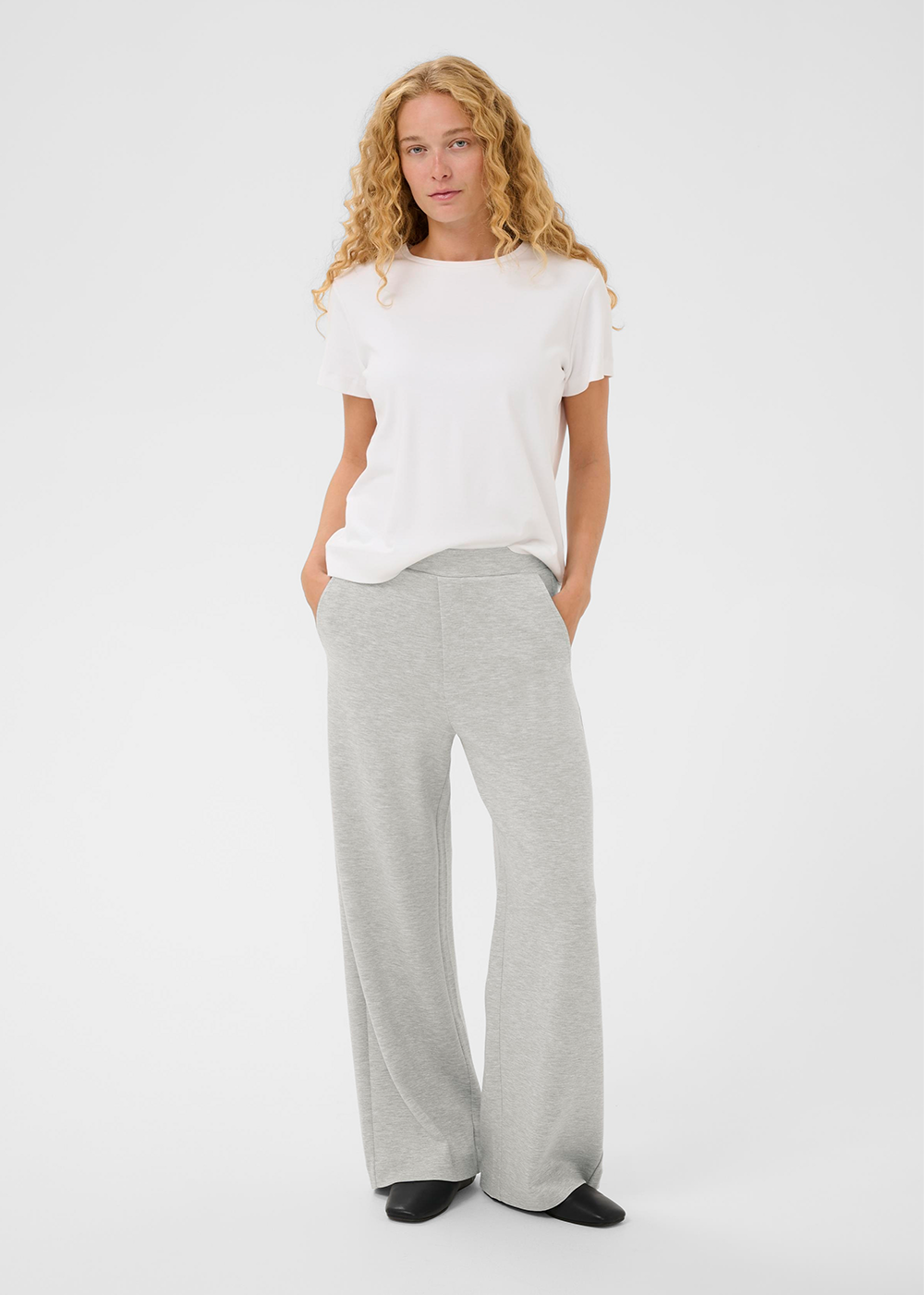 Gincette Melange Pants - Granite Melange - InWear Canada - Danali