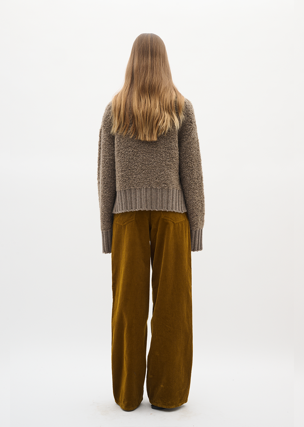 Guo Highneck Sweater - Sandy Grey Melange - InWear Canada - Danali