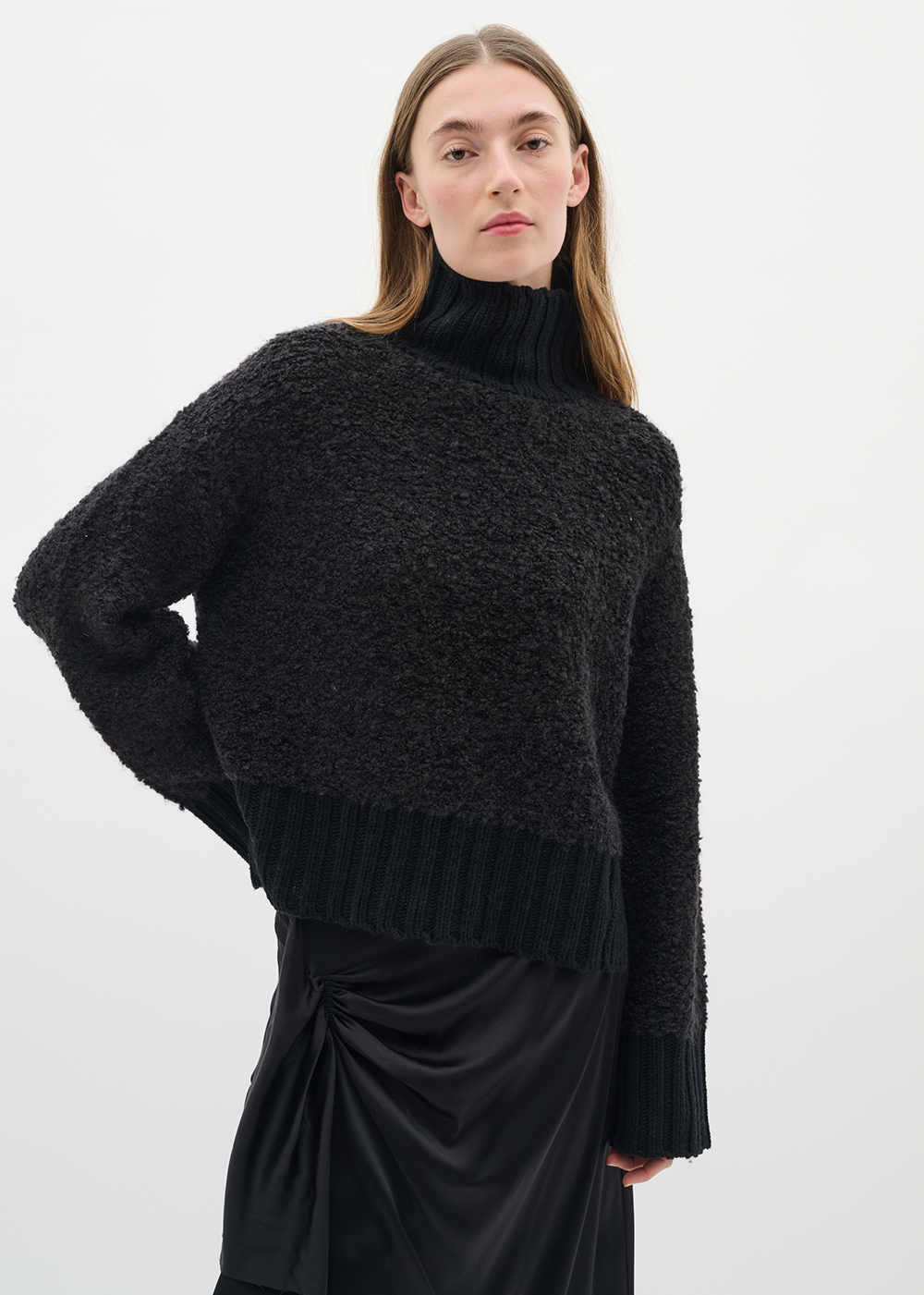 Guol Highneck Sweater - Black - InWear Canada - Danali