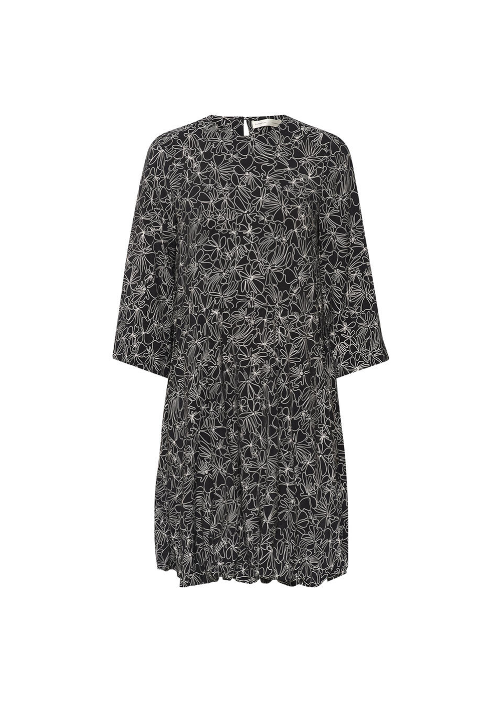 Harper Dress - Black Cable Flower - InWear Canada - Danali