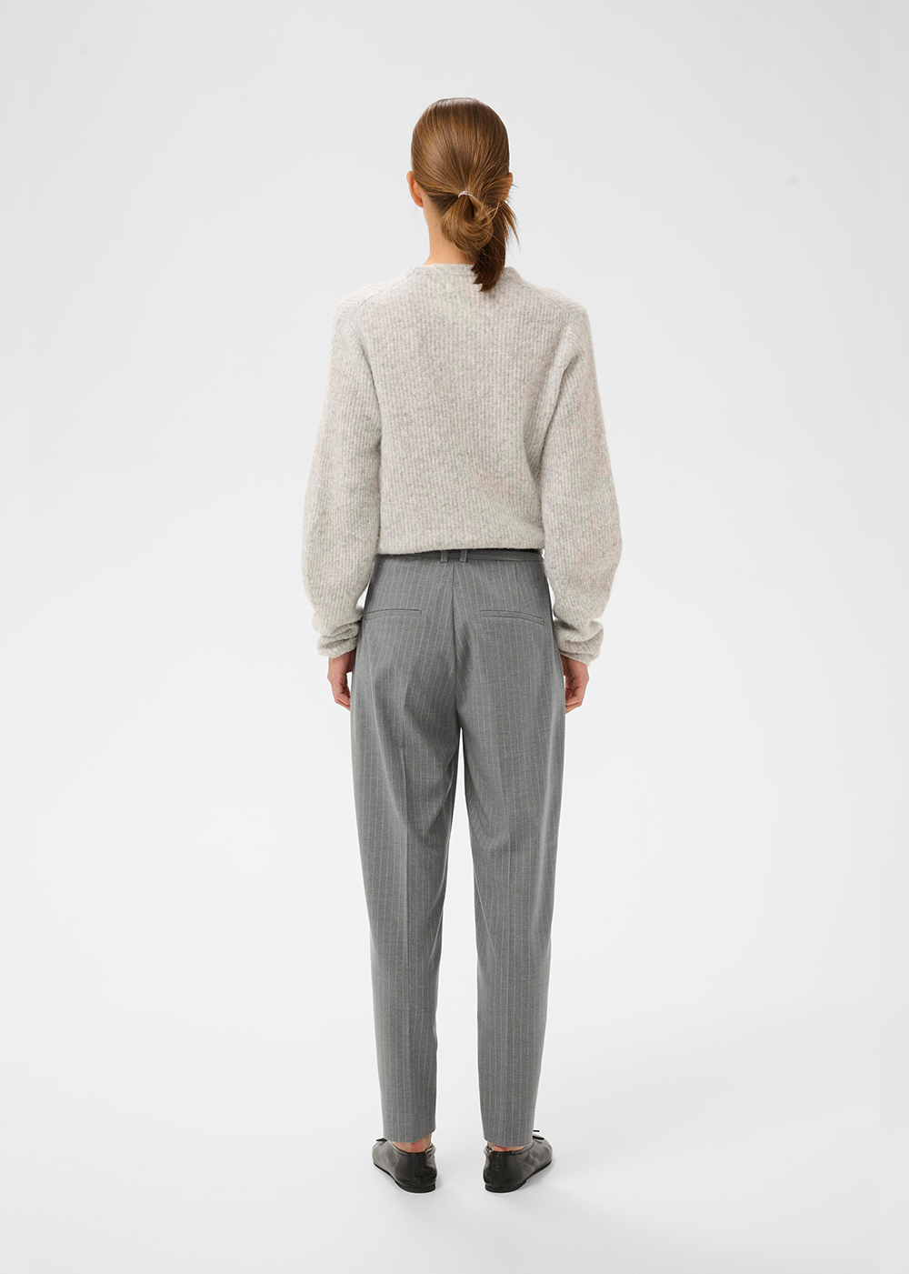 Hosanna Cigarette Pant - Light Grey Melange - InWear Canada - Danali