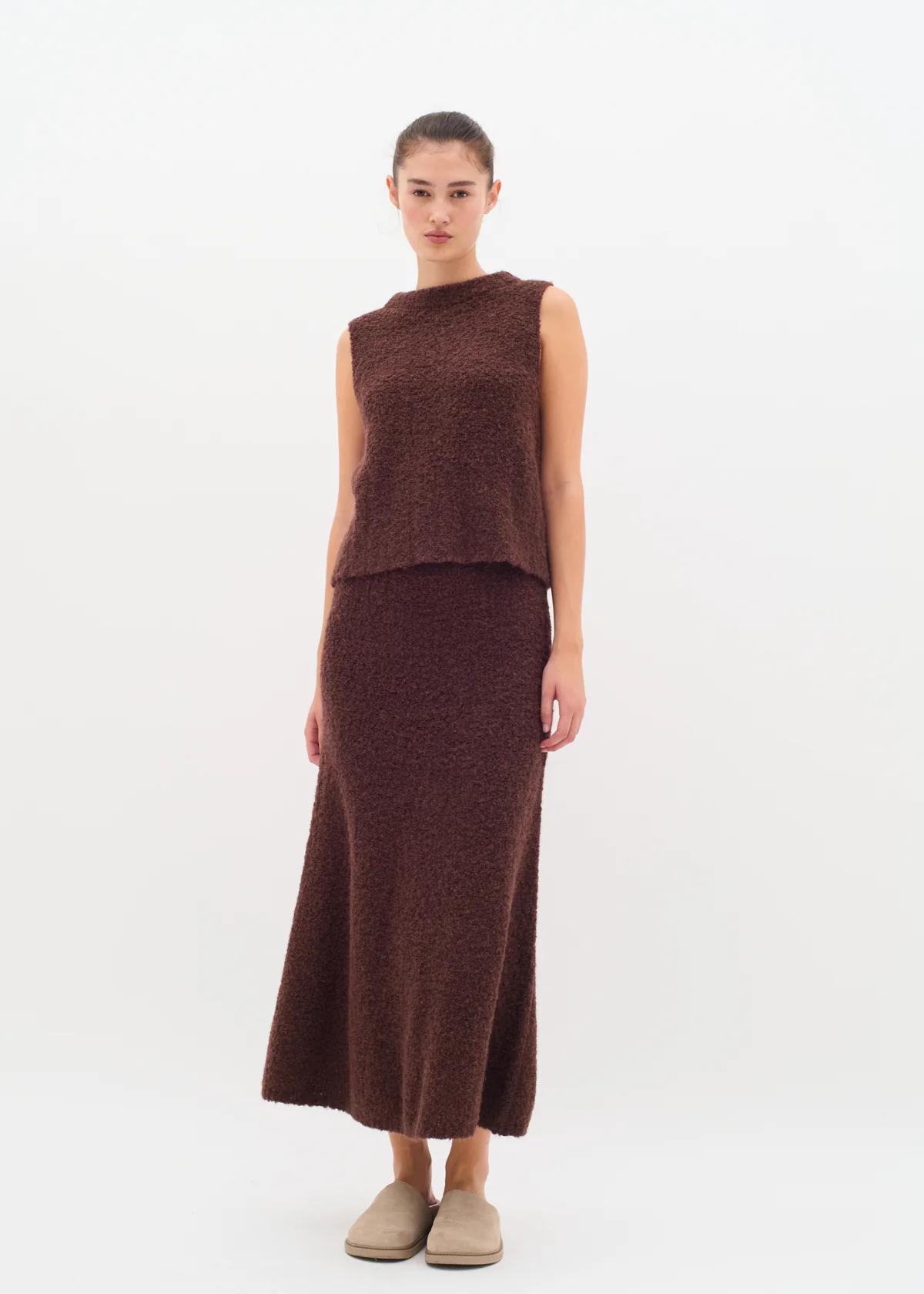 Jakira Knit Sleeveless Top - Brown - InWear Canada - Danali