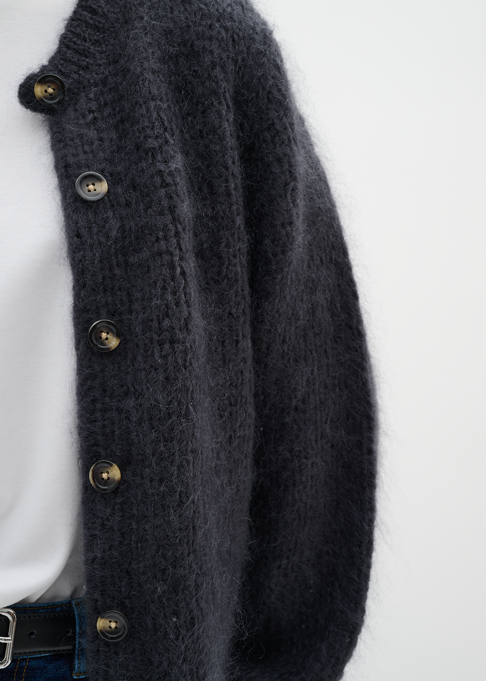 Jetra Cardigan - Dark Grey Melange - InWear Canada - Danali