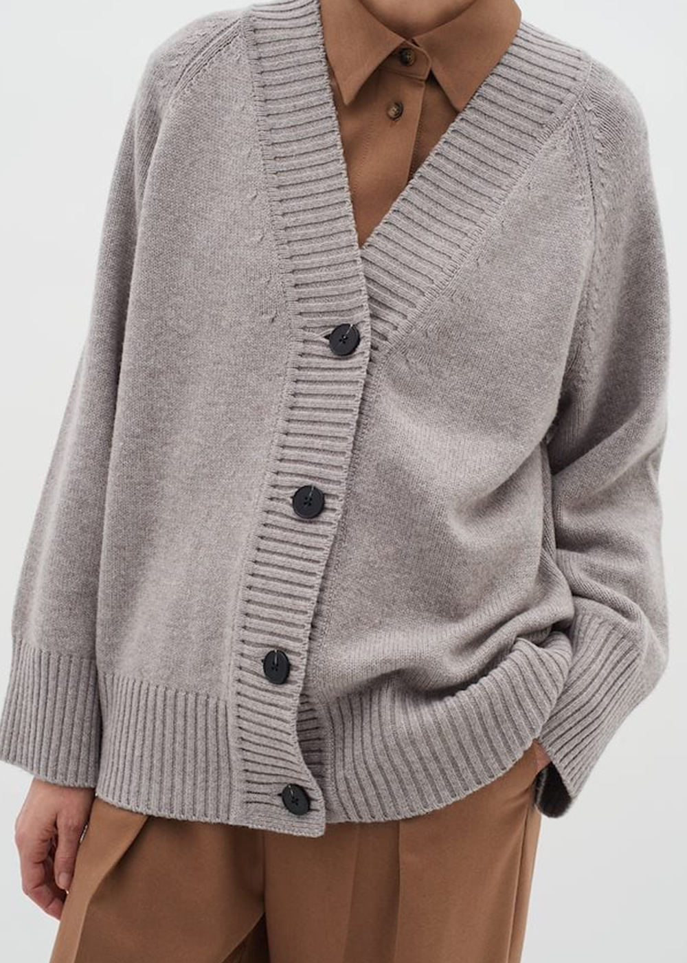 Kaxy Sweater - Sandy Grey Melange - InWear Canada - Danali