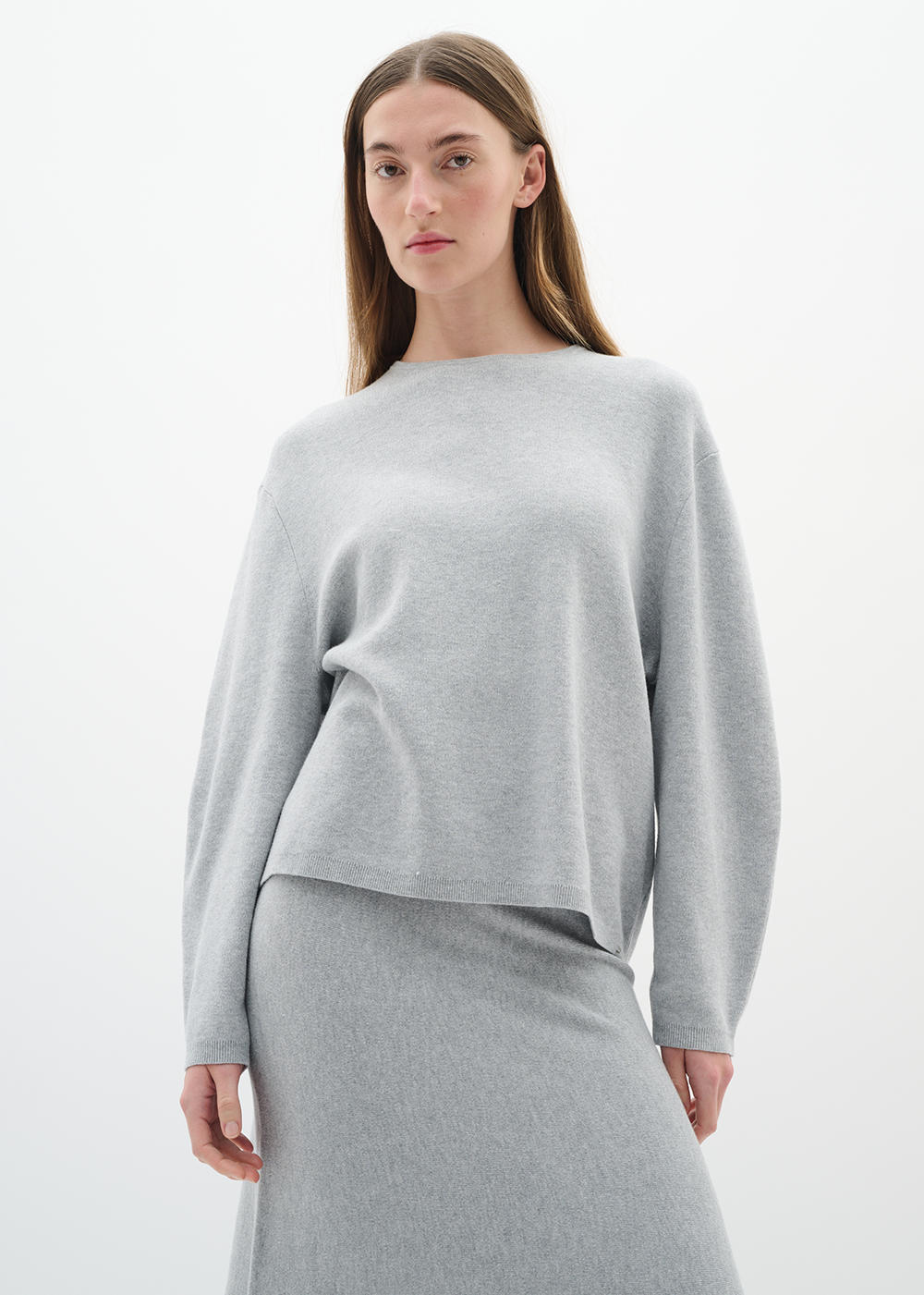 Kaylla Sweater - Granite Melange - InWear Canada - Danali