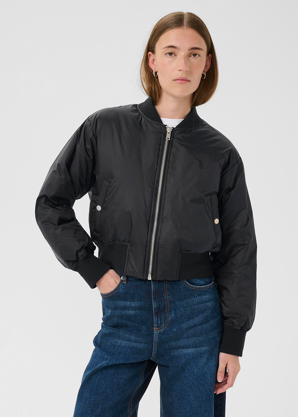 Kialinn Cropped Jacket - Black - InWear Canada - Danali