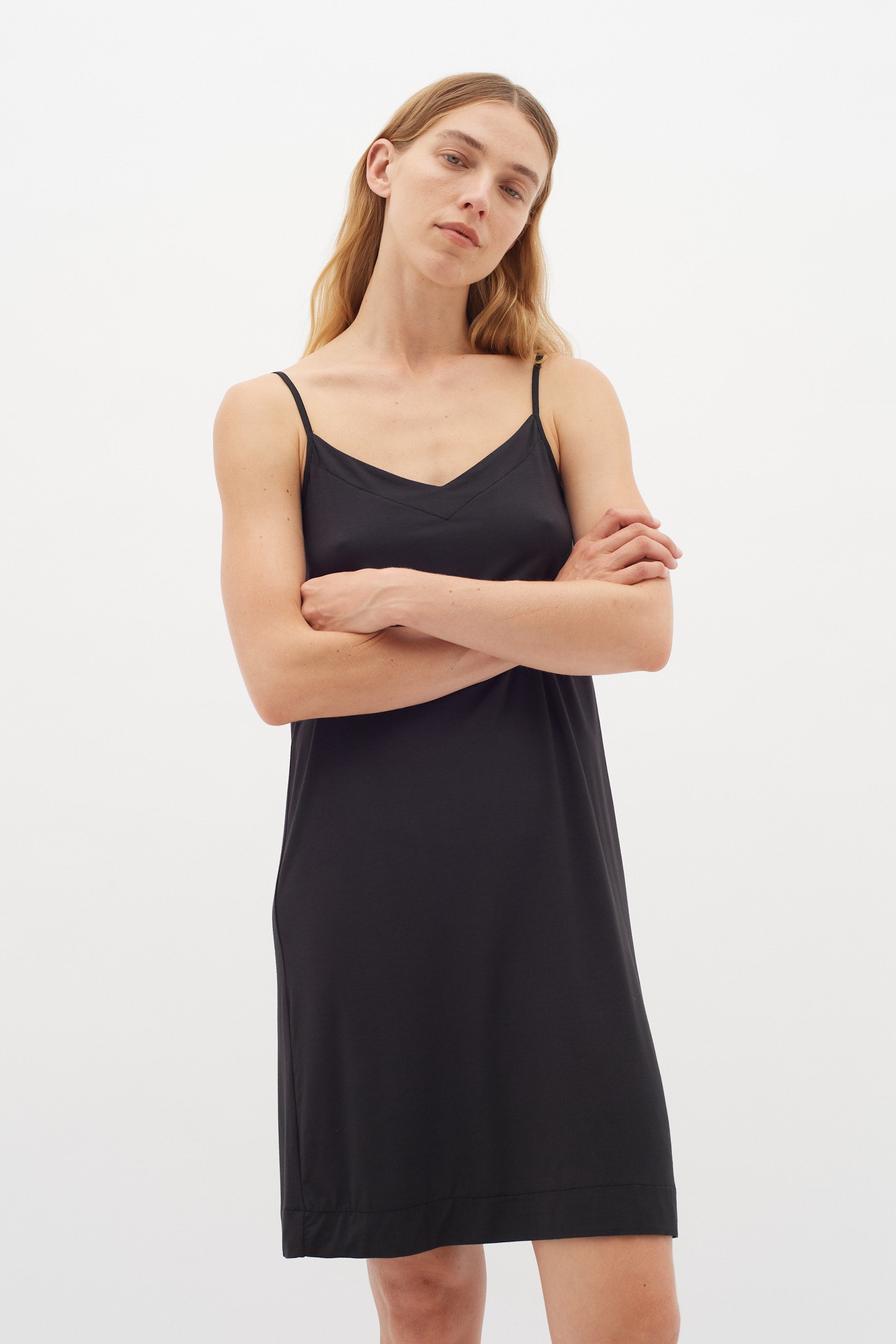 Lill Base Slip Dress - Black - InWear Canada - Danali