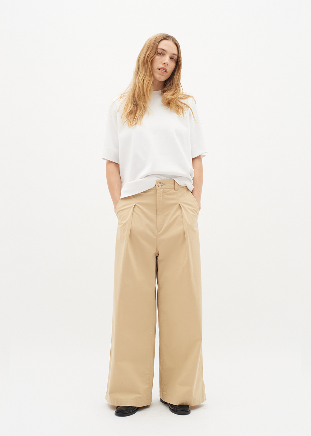 Luke Base Boxy T-Shirt - Pure White - InWear Canada - Danali