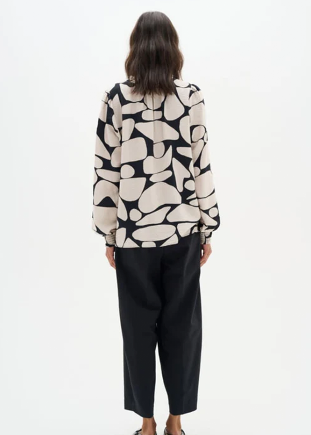 Metta Blouse - Black/White - InWear Canada - Danali