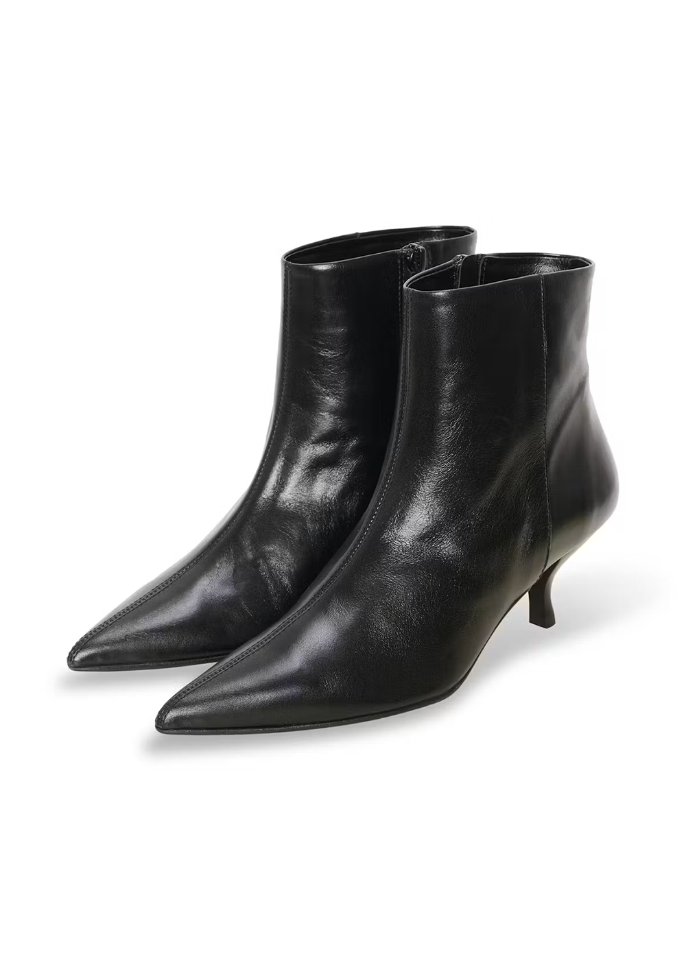 Mulki Leather Ankle Boots - Black - InWear Canada - Danali