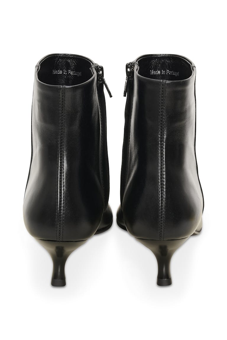 Mulki Leather Ankle Boots - Black - InWear Canada - Danali