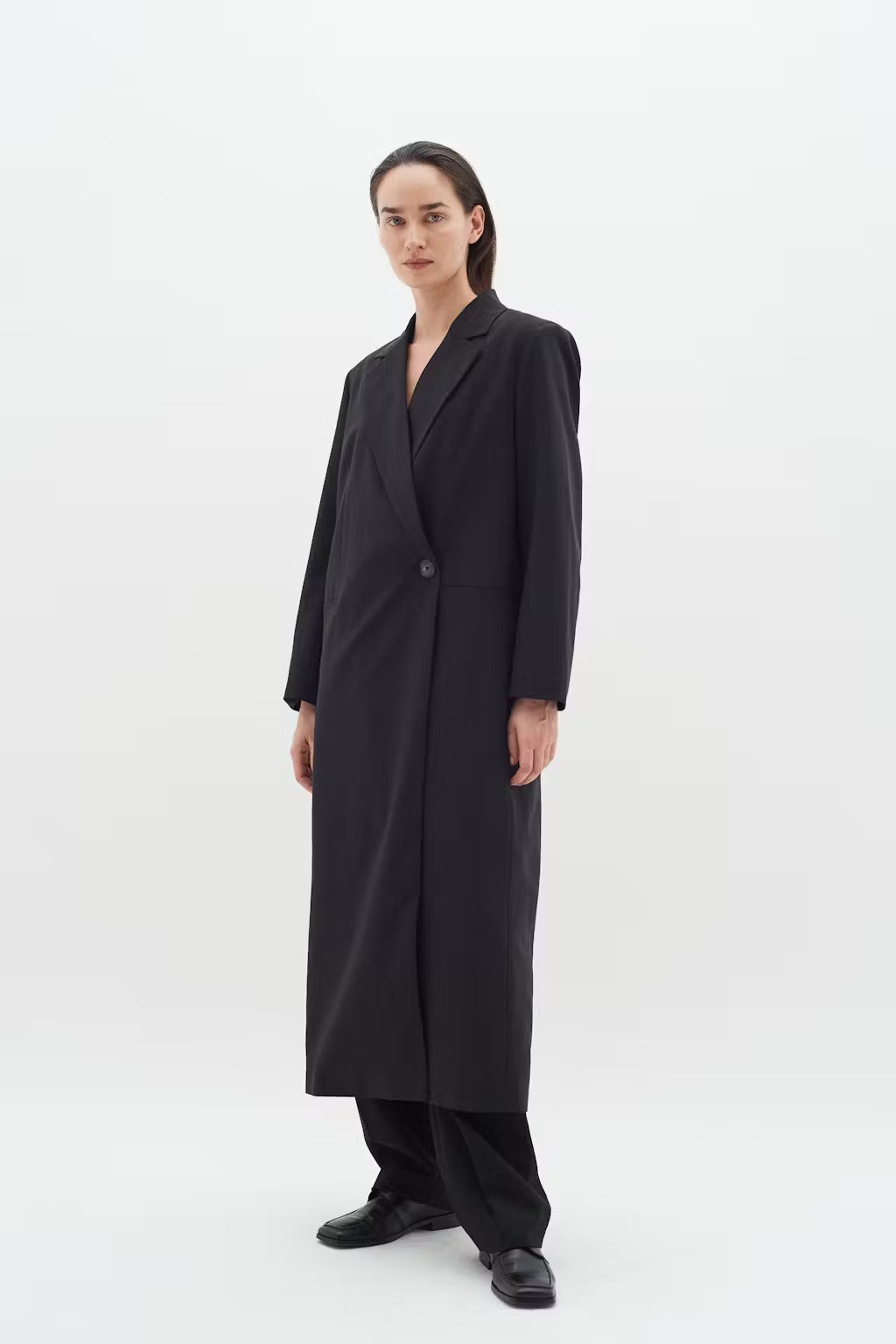 Naxa Long Blazer - Black - InWear Canada - Danali