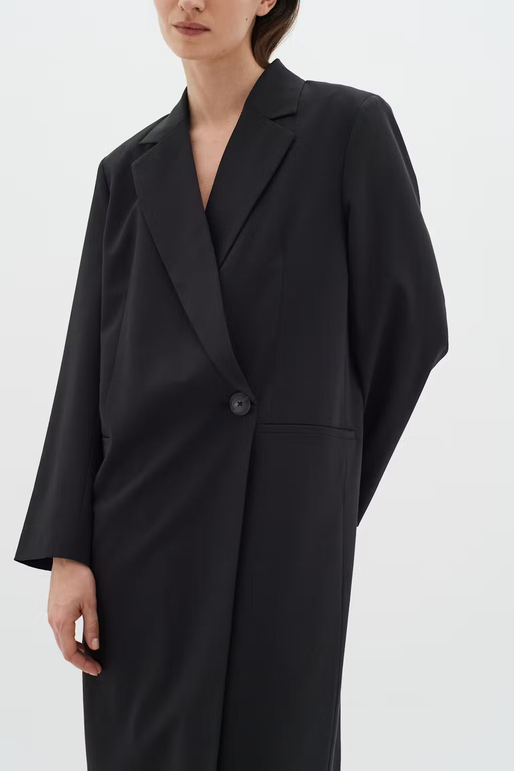 Naxa Long Blazer - Black - InWear Canada - Danali