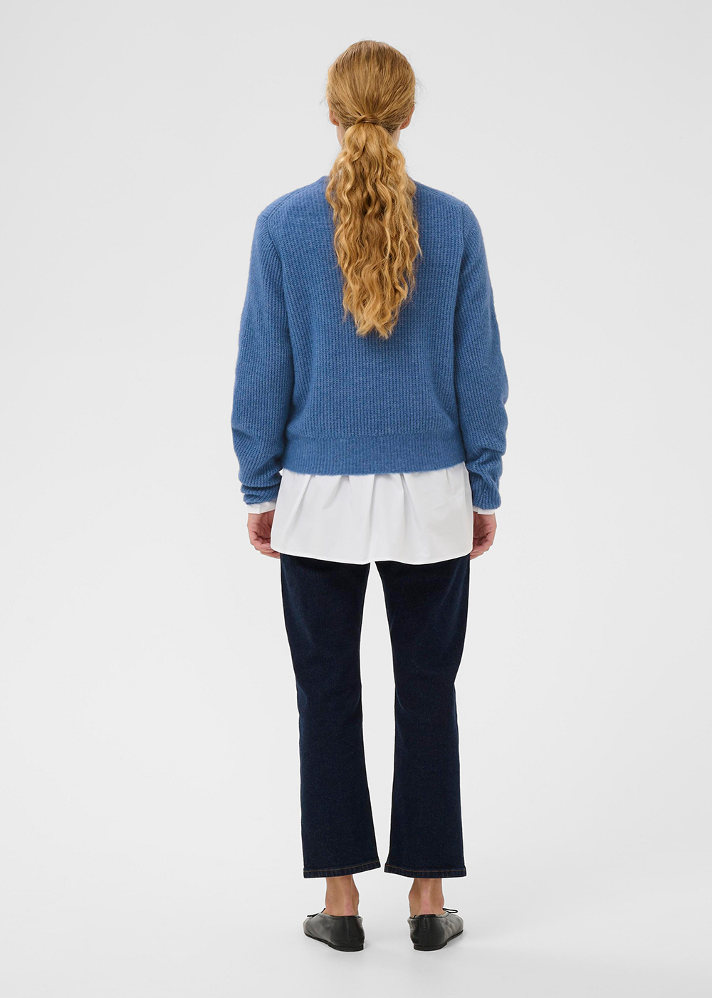 Niasi Pullover Sweater - Dutch Blue - InWear Canada - Danali
