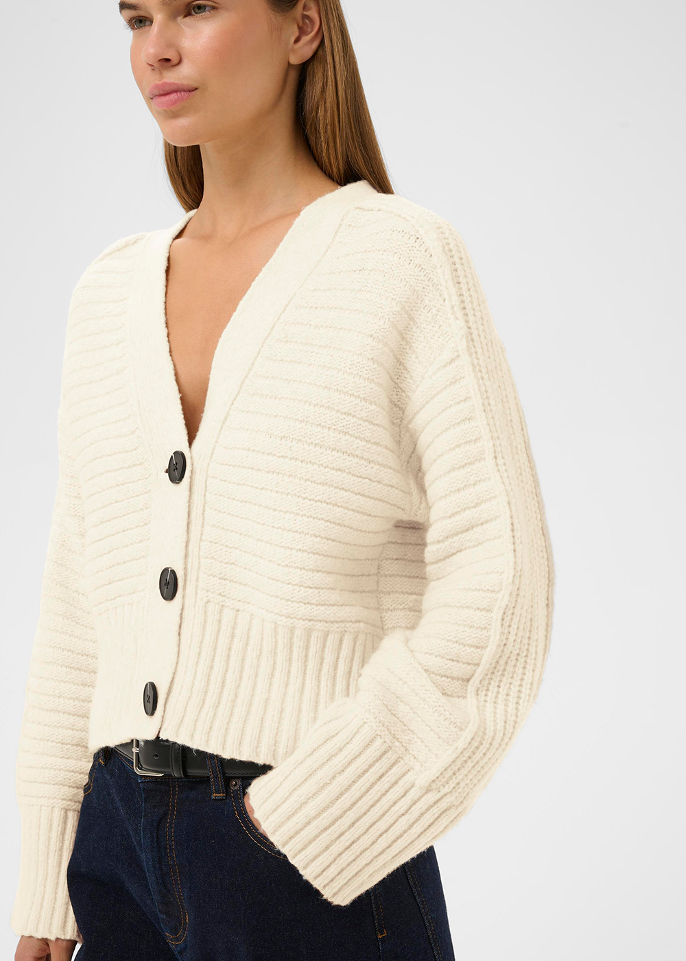 Numa Cardigan - Whisper White - InWear Canada - Danali
