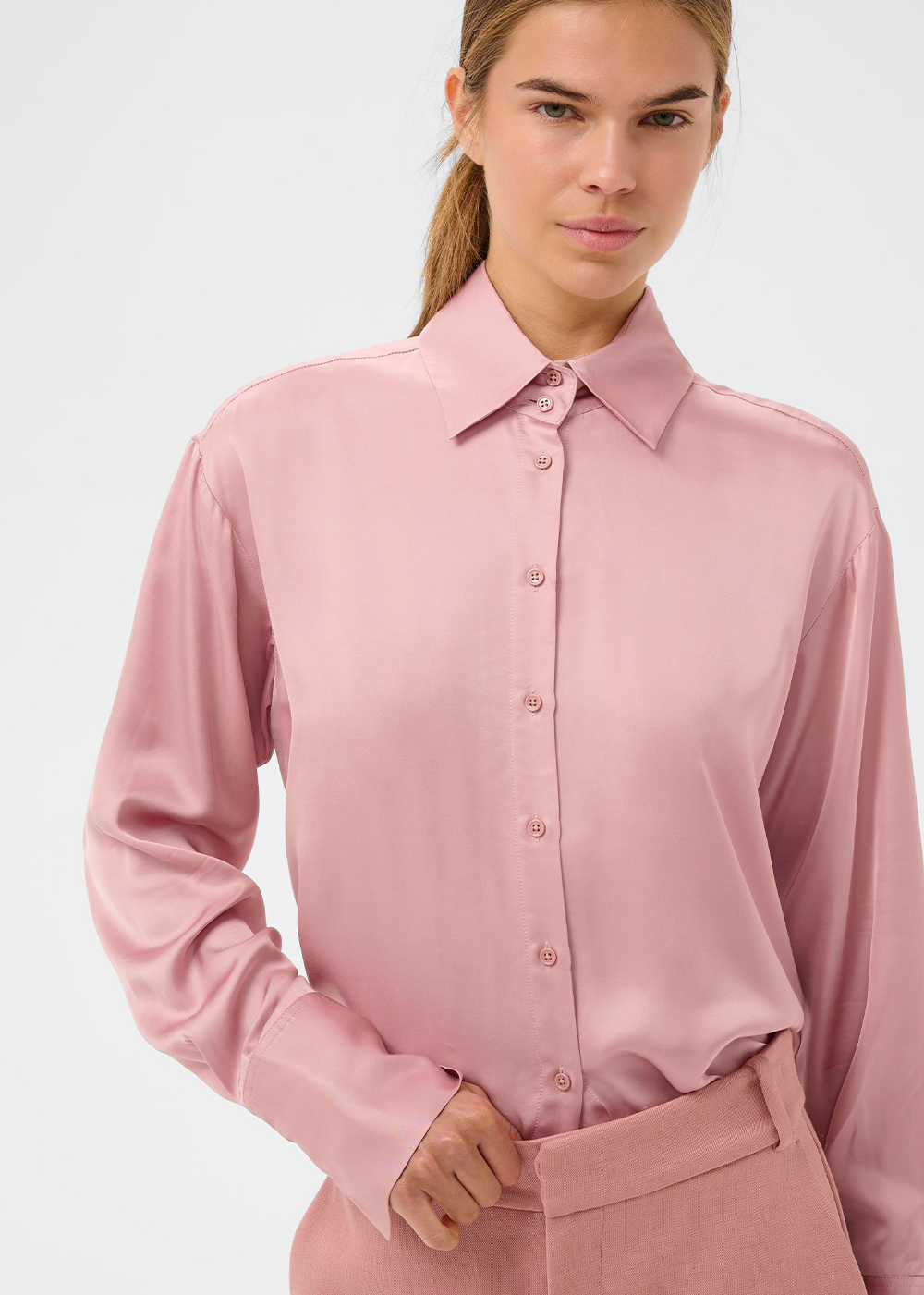 Pauline Shirt - Pale Mauve - InWear Canada - Danali