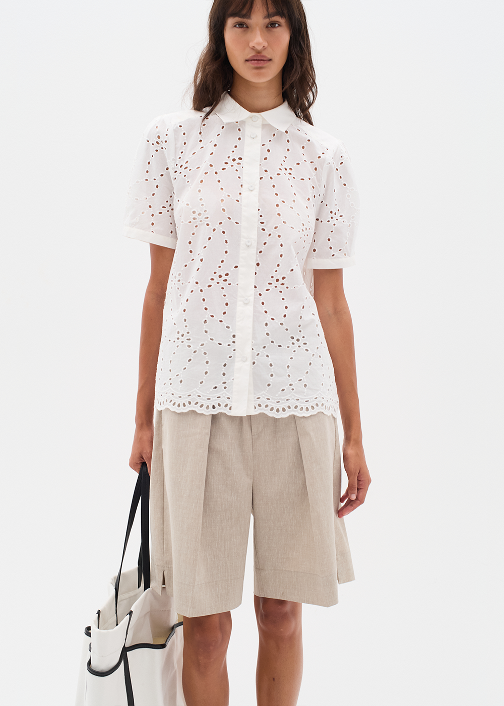 Rigitta Shorts - Haze Melange - InWear Canada - Danali