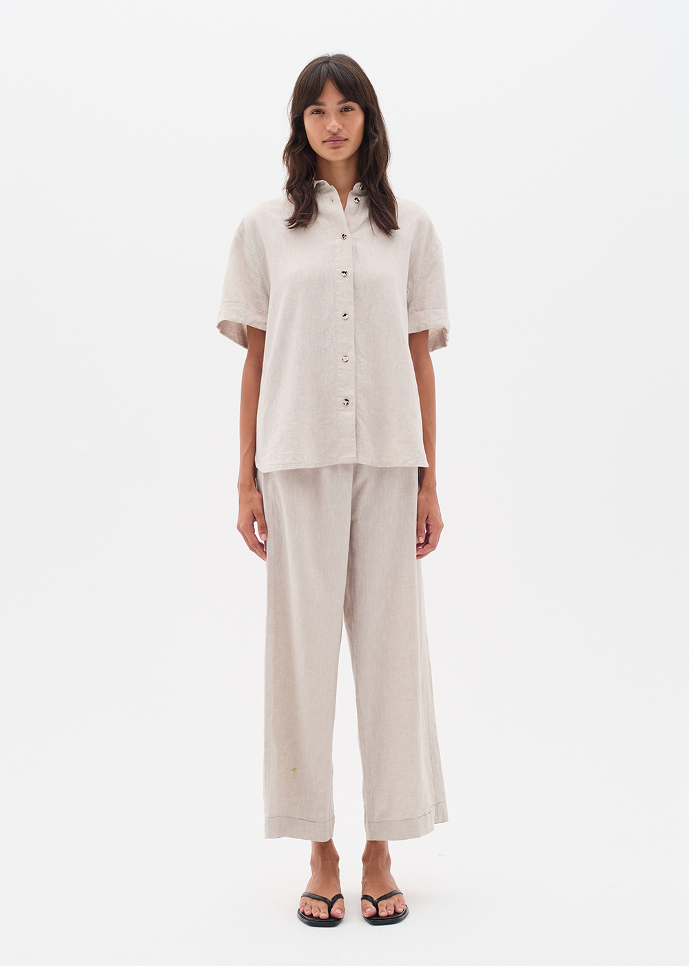 InWear Rimone Driza Culotte Pant Haze Melange - InWear Canada - Danali