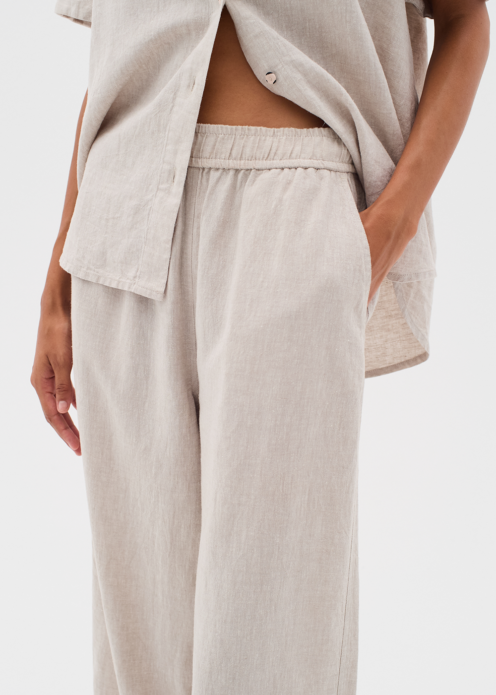 InWear Rimone Driza Culotte Pant Haze Melange - InWear Canada - Danali