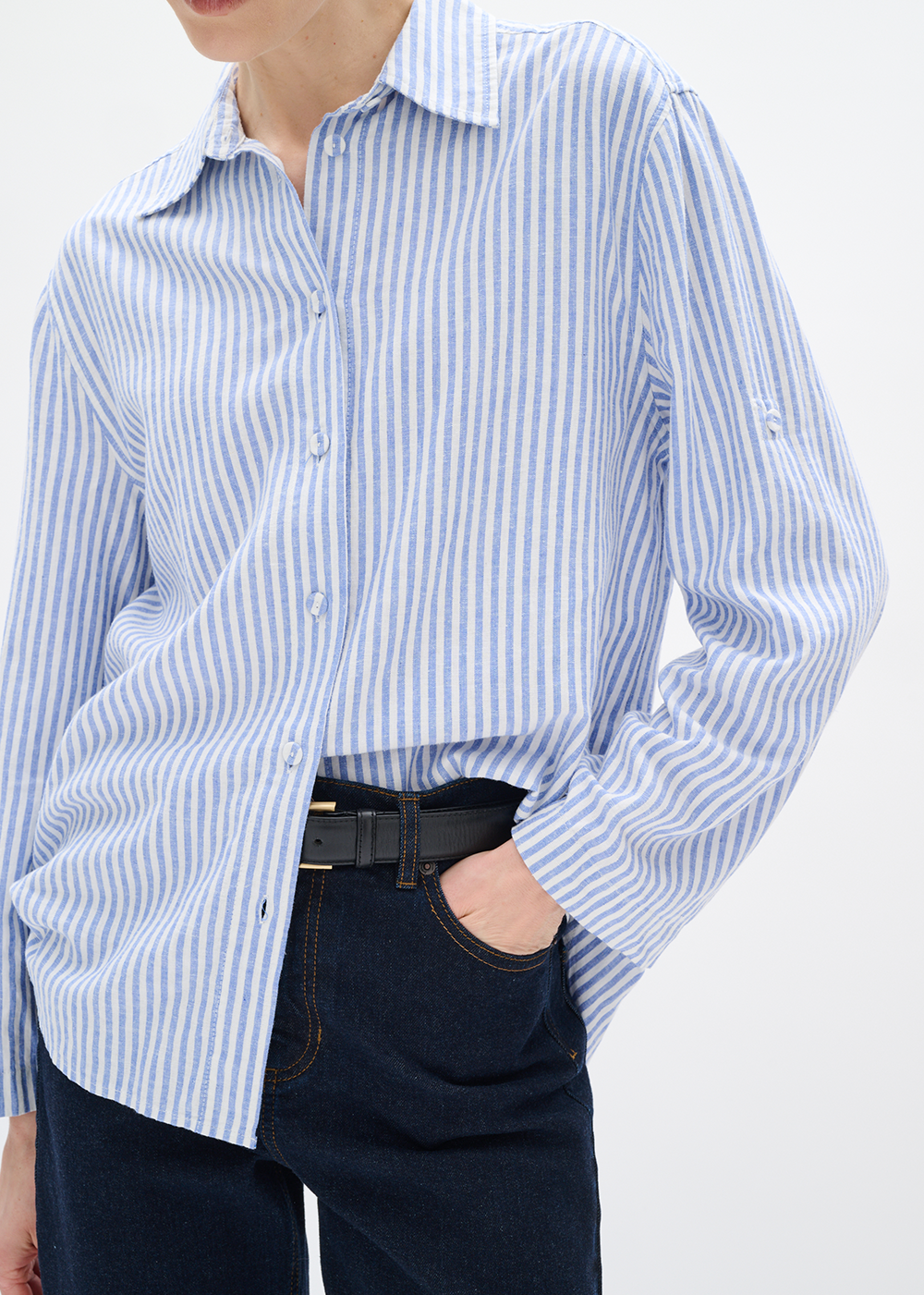 InWear Rimone Shirt Blue White - InWear Canada - Danali