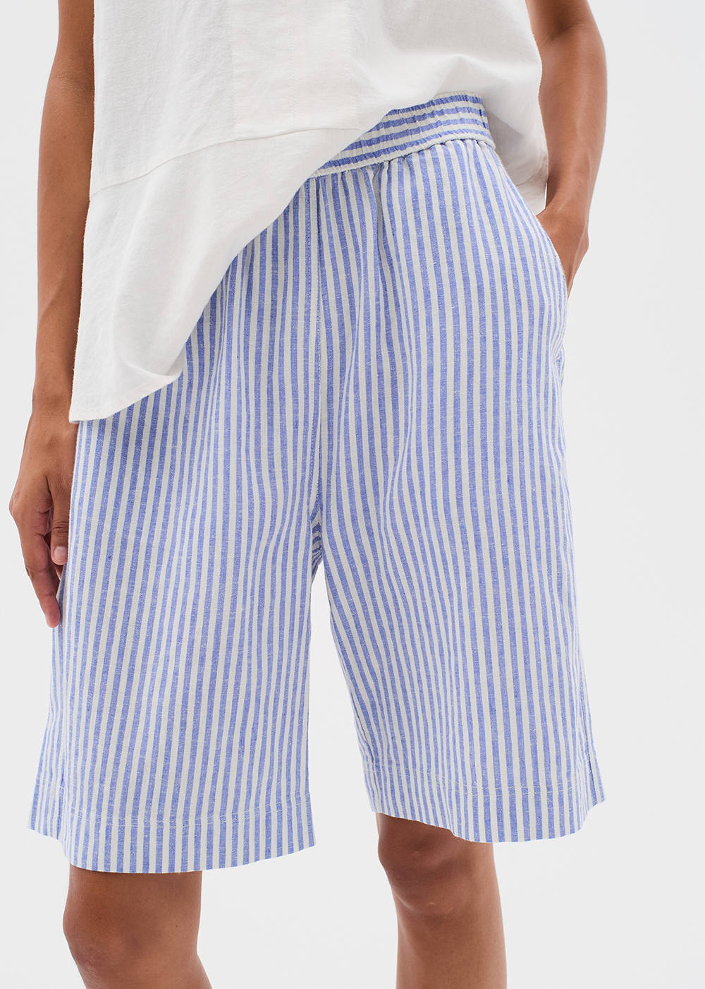 InWear Rimone Shorts Blue White - InWear Canada - Danali