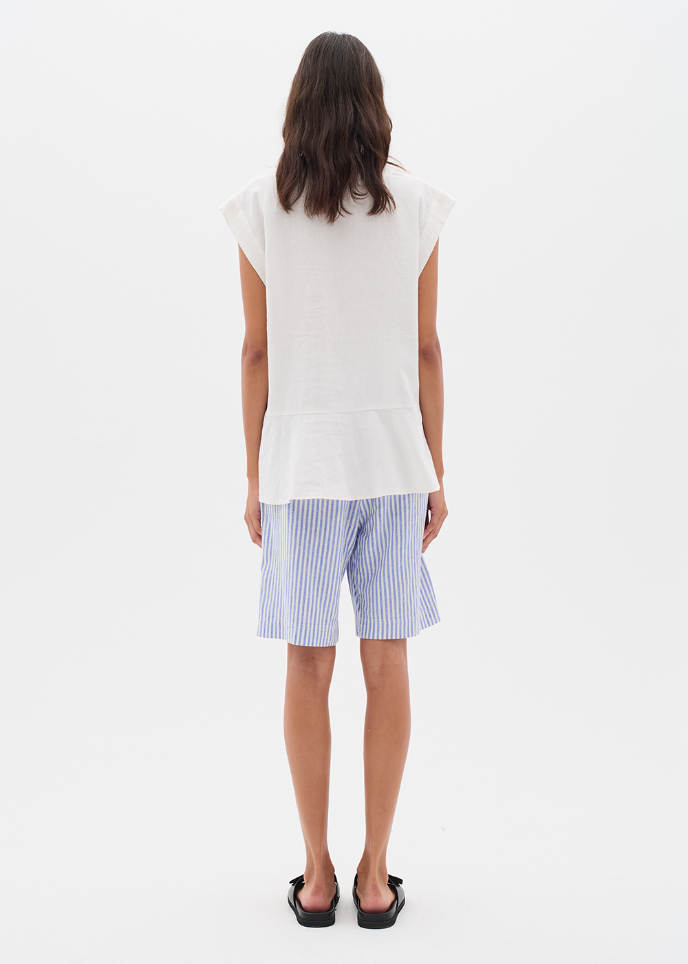 InWear Rimone Shorts Blue White - InWear Canada - Danali