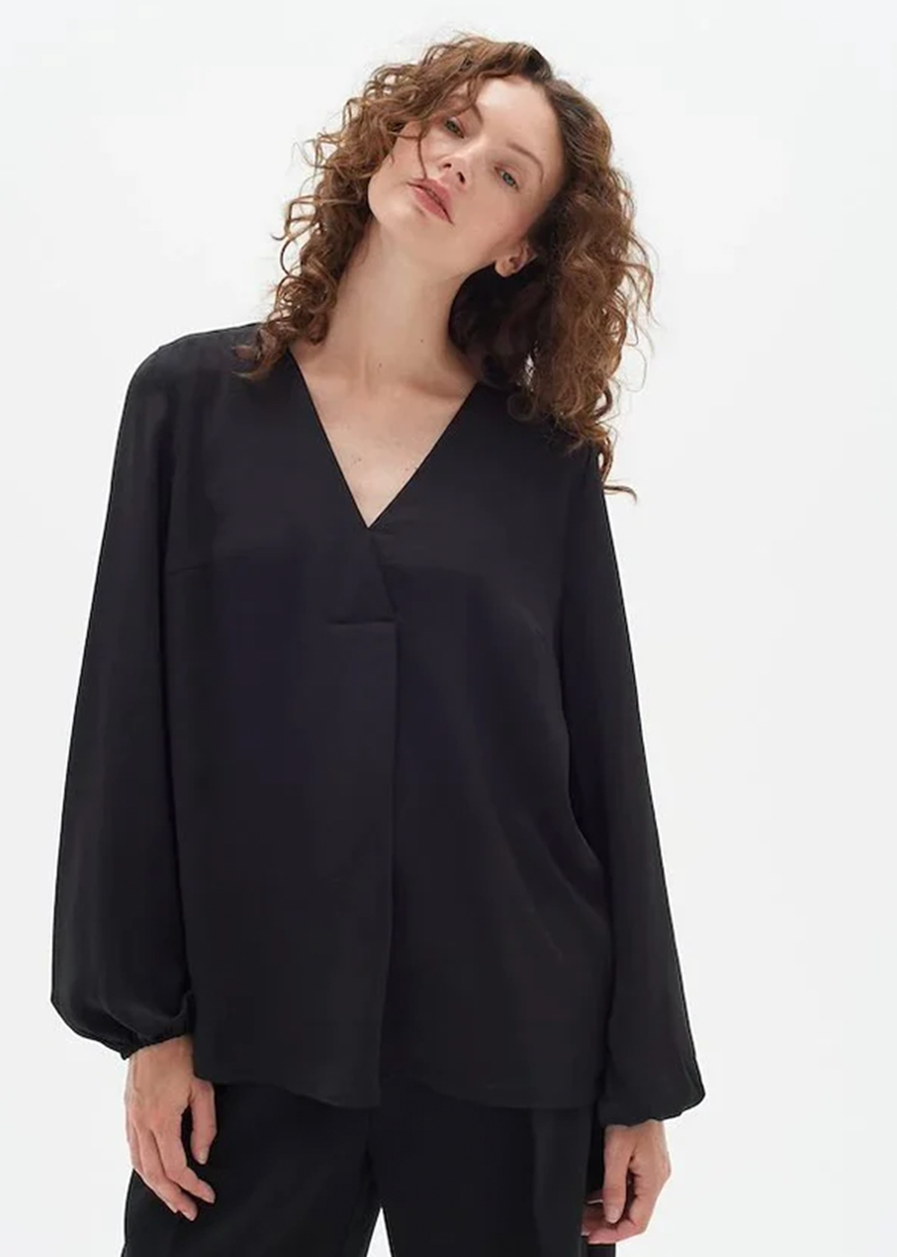 Rinda Blouse - Black - InWear Clothing - Danali - Canada