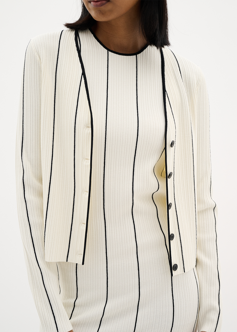 Saia Cardigan - Whisper White - InWear Canada - Danali
