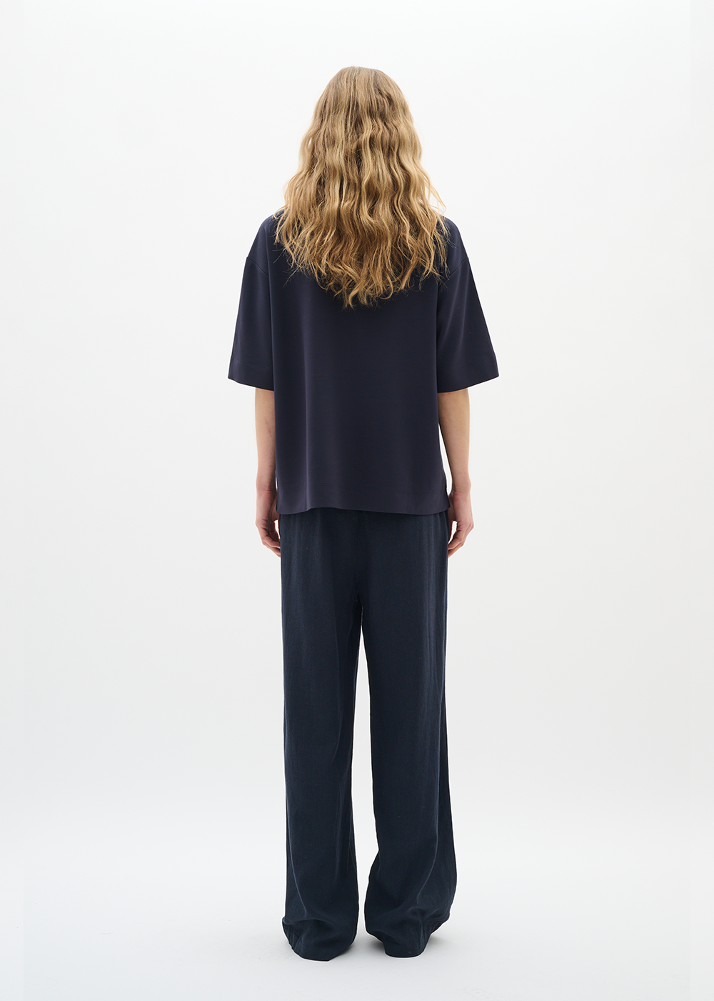 Sannie Pull on Pant - Marine Blue - InWear Canada - Danali