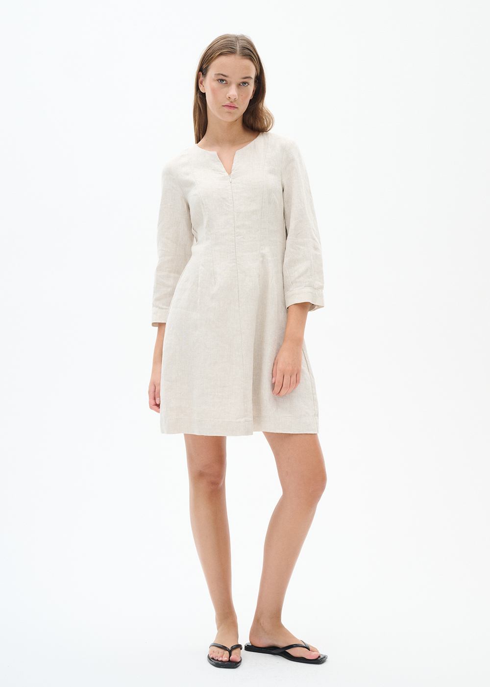 Solina Fitted Dress - Haze Melange - InWear Canada - Danali